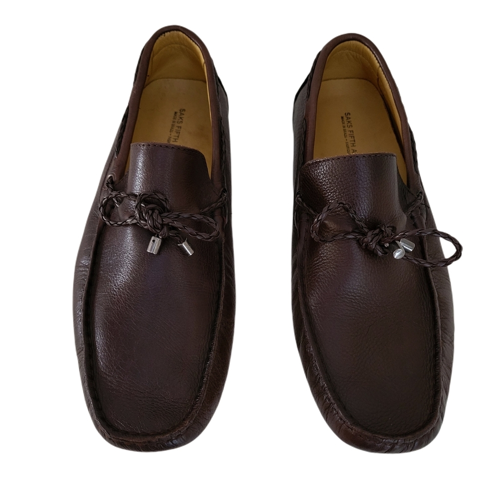 SAKS FIFTH AVENUE Brown Men's Moccasins  9.5M